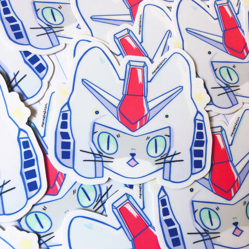 Gundam Kitty Sticker