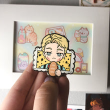 Load image into Gallery viewer, Bread lover salaryman JJK Enamel Pin