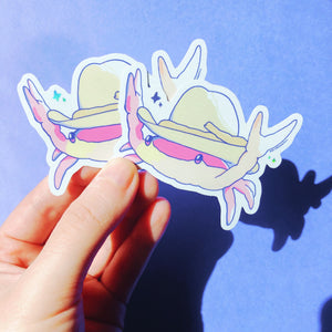 Crab with hat Sticker