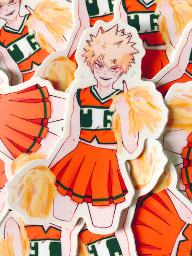 cheerleader baku sticker