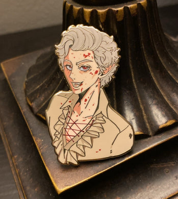 Vampire bust pin (mixed grade)