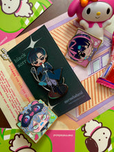 Load image into Gallery viewer, Black Sorrow enamel pin