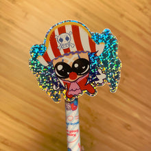 Load image into Gallery viewer, Squished Clown Glitter sticker