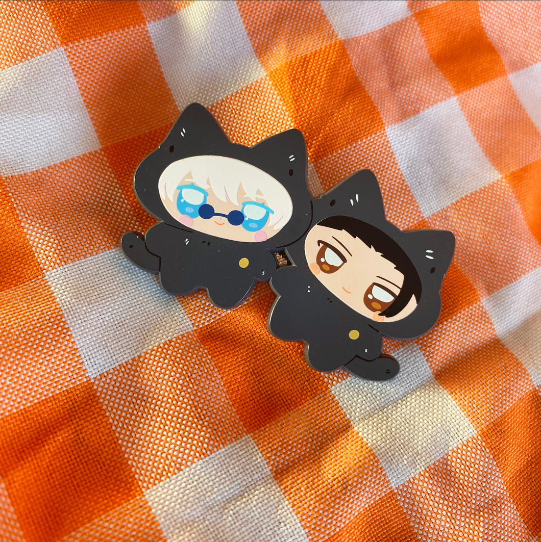 satosugu chimis kitties enamel pin [mixed grade]