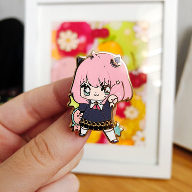 Sassy child enamel pin