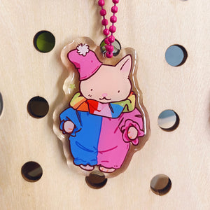 Clown cat charm