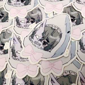 Shark Corpse matte sticker