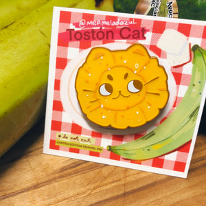 Toston Cat Enamel Pin