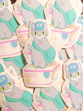 Load image into Gallery viewer, Mailcat Carlos vinyl sticker