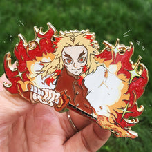 Load image into Gallery viewer, Flame Heart Enamel pin